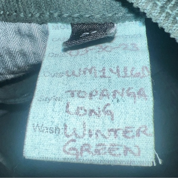 Modern American Topanga Corduroy Pants in Winter Green | NEW/NWT!!💚💚 - Picture 7 of 10